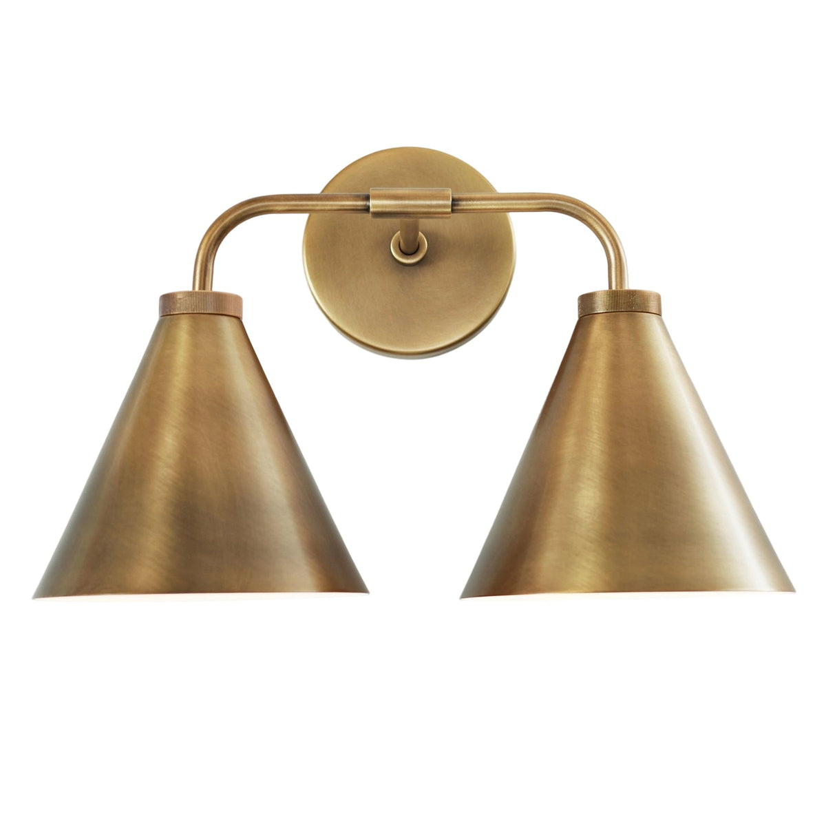 Korvi Stilvolle Wandleuchte mit Metallschirm für Schlafzimmer und Badezimmer