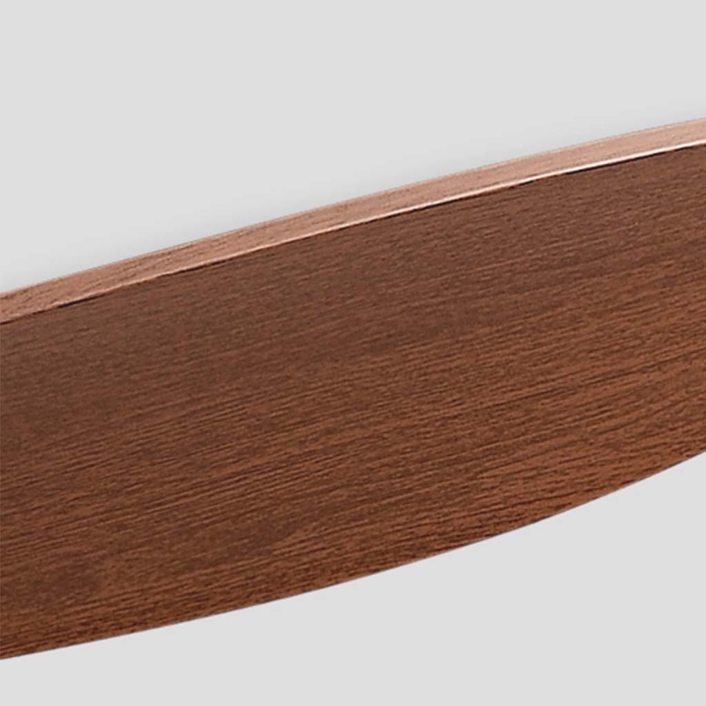 Nahaufnahme der Acryl-Lampenschirme des Ventilators