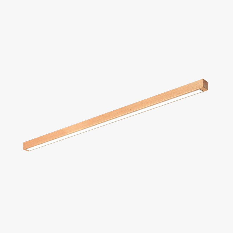 Arisha Modern Linear LED Deckenleuchte Holz Schlaf/Wohnzimmer
