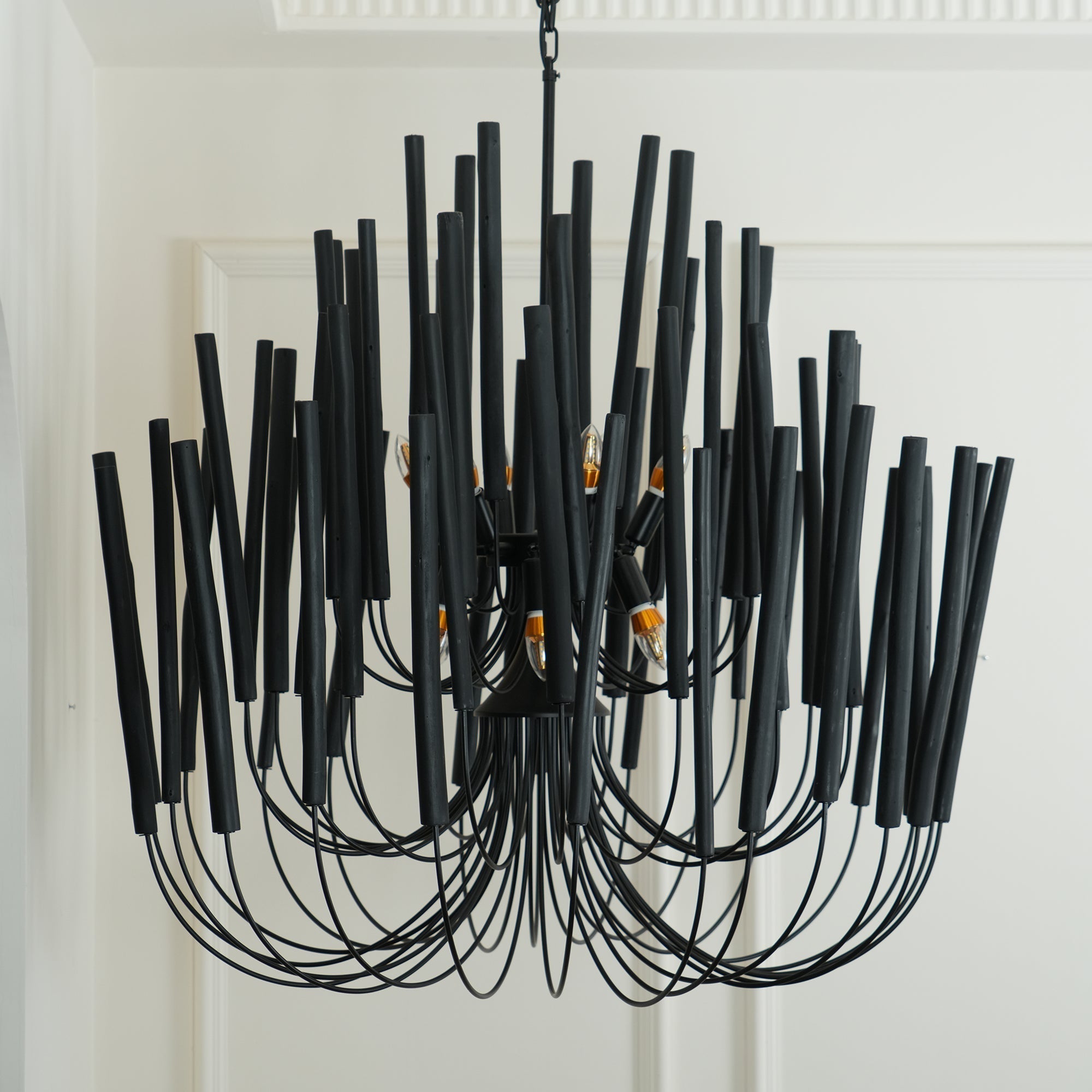 Ulshayra Postmodern Luxus Multi-Stick Holz Kronleuchter-Letslighting
