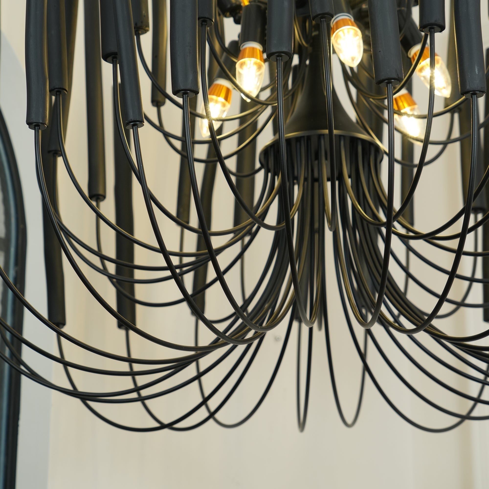 Ulshayra Postmodern Luxus Multi-Stick Holz Kronleuchter-Letslighting