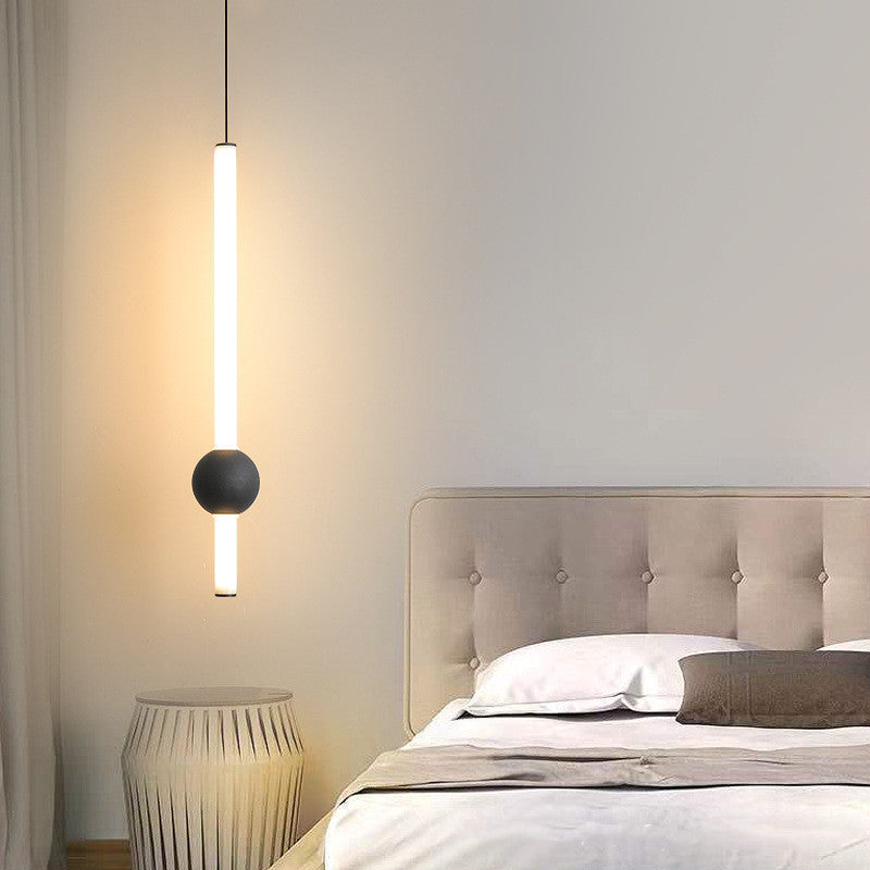 Arisha Modern LED Pendelleuchte Schwarz Schlaf/Wohn/Esszimmer Metall&Glas