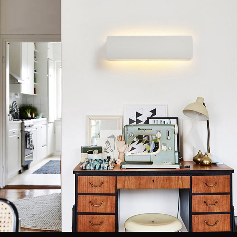Ray Modern Wandleuchte Innen Weiß Wohnzimmer/Garten Metall