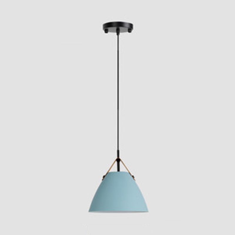 Valentina Modern LED Pendelleuchte Schwarz/Grau/Weiß/Rosa/Blau/Grün Wohn/Schlafzimmer Metall ∅26CM