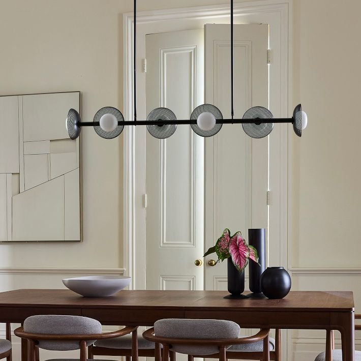 Moderner Metall-Kronleuchter für Esszimmer