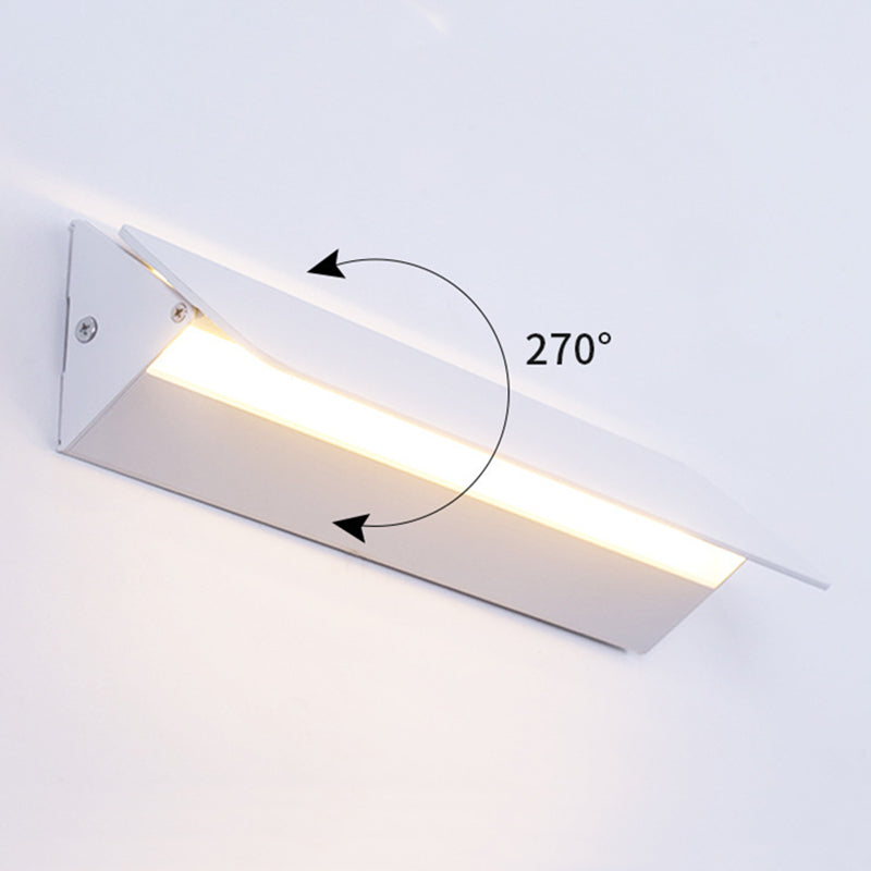 Ray Modern Wandleuchte Innen Weiß Wohnzimmer/Garten Metall