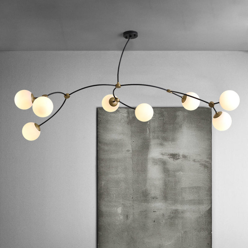 Valentina Modern Design LED Kronleuchter Metall Glas Esszimmer Wohnzimmer