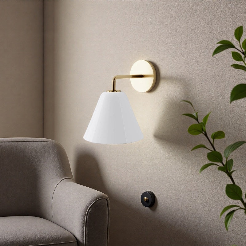 Moderne Glas-Wandlampe für Flur