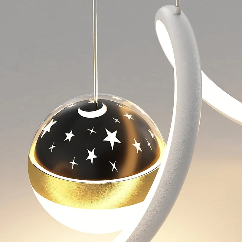 Arisha Moderne LED Pendelleuchte Stern-Design Esszimmer Metall/Acryl