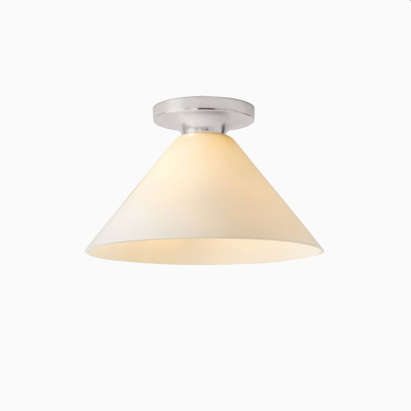 Skulpturale Glas-Deckenleuchte für moderne Räume