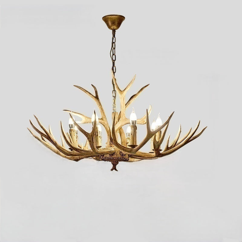 Silva Retro LED Pendelleuchte Holz Metall Bar/Esszimmer/Wohnzimmer