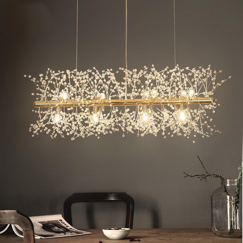 Lustra Chandelier Crystal Dandelion with Crystals-Letslighting