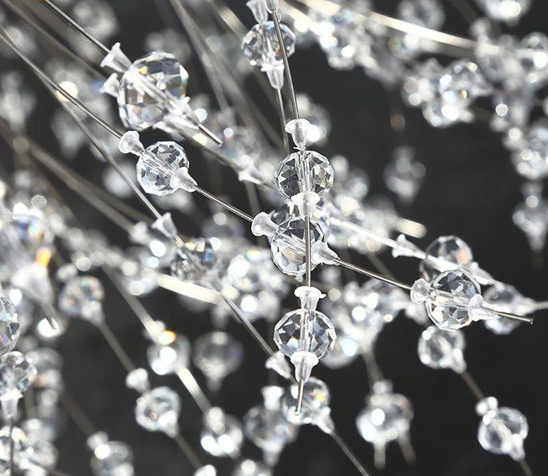Lustra Chandelier Crystal Dandelion with Crystals-Letslighting