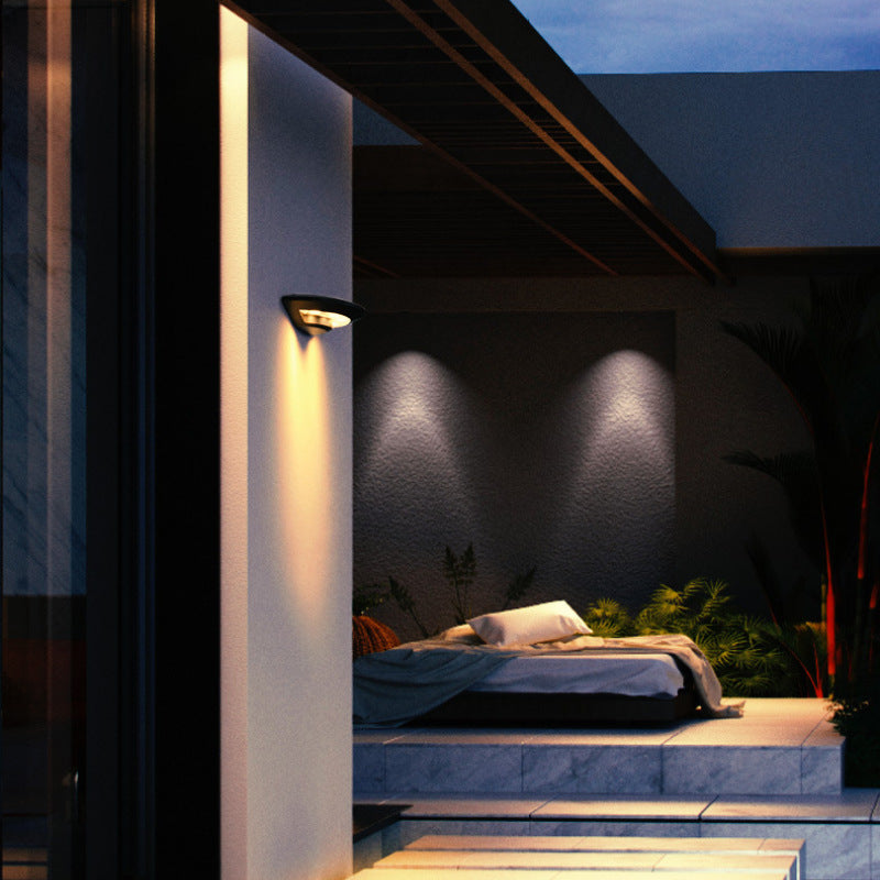 Modern Fliegende Untertasse LED Wandleuchte Außenbereich Metall&Acryl Wasserdicht