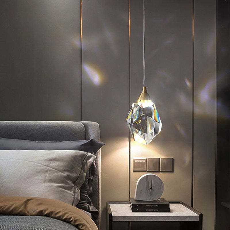 Kristy Minimalistische LED Pendelleuchte Wohn/Essenzimmer Kristall