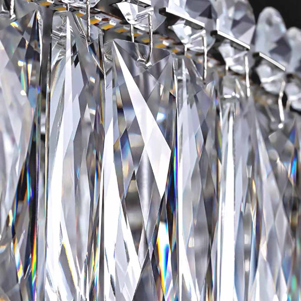 Dimmbare LED-Lichtquelle der Kristall-Pendelleuchte.
