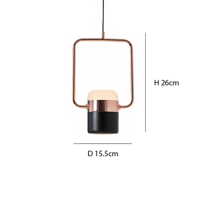 Kristy Modern LED Pendelleuchte Schwarz/Weiß Ess/Wohnzimmer Metall