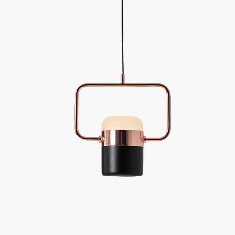 Kristy Modern LED Pendelleuchte Schwarz/Weiß Ess/Wohnzimmer Metall