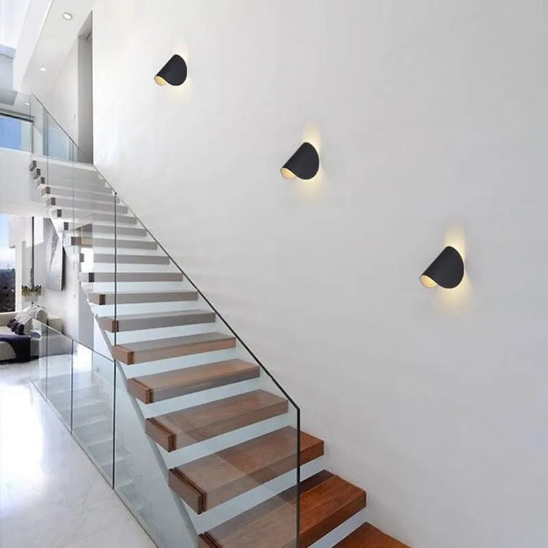 Aria Wandleuchte Innen/Außen Modern Geometrisch LED 4 Farbe 360-drehbar