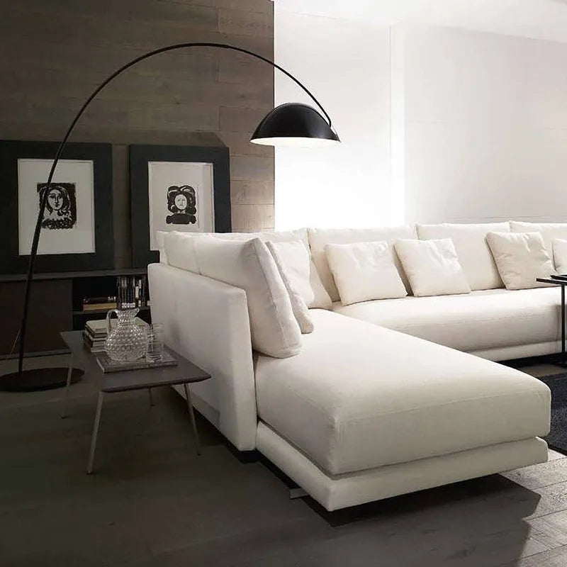 Avi Modern LED Bogen Schale Stehlampe Metall Wohnzimmer Schlafzimmer