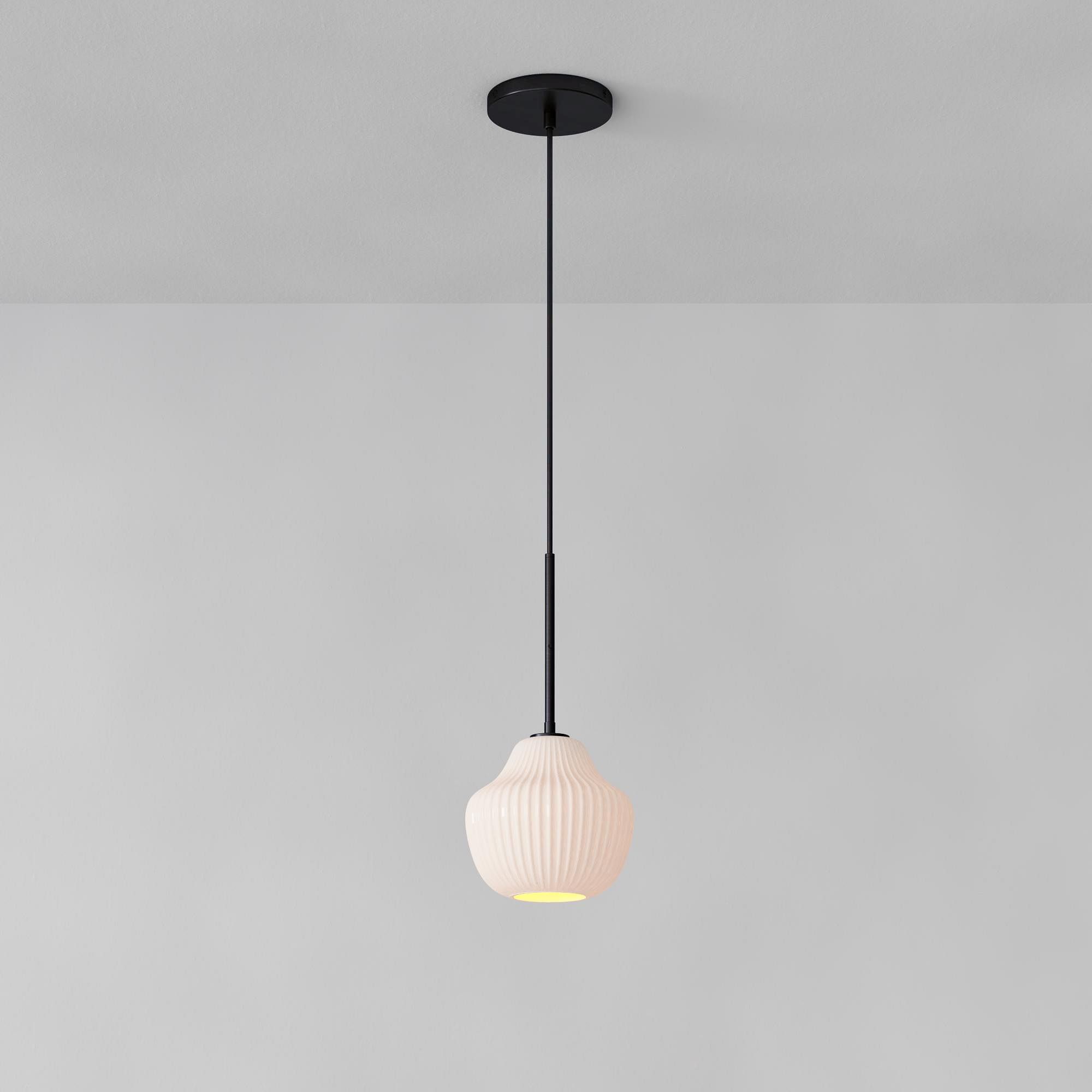 Rivrona Geriffelte Design Hängelampe aus Metall für den Innenbereich