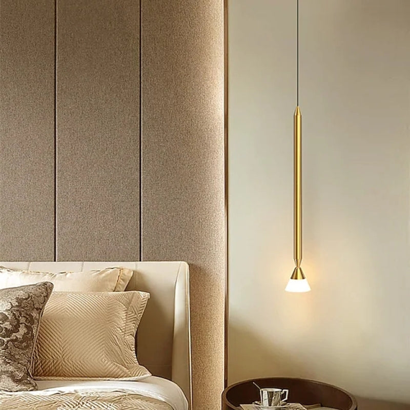 Kristy Nodic Pendelleuchte Schwarz Linear Wohn/Schlafzimmer