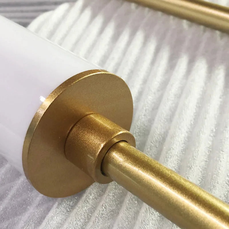 Airsha Minimalistisch Pendelleuchte Linear, Schwarz/Gold, Esstisch