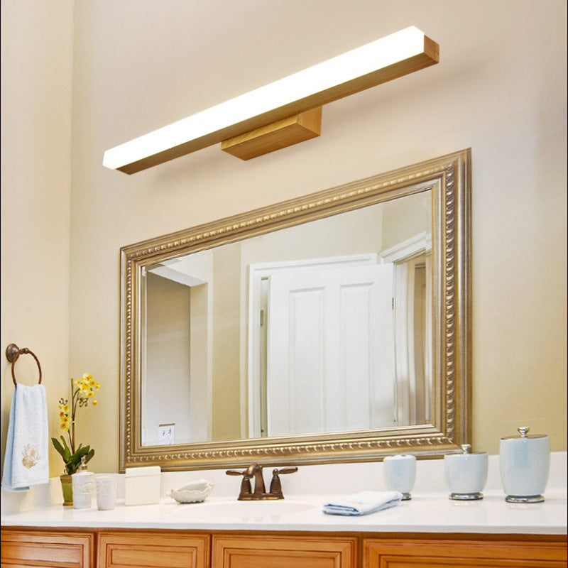 Arisha Modern Linear LED Wandleuchte Badezimmer/Wohnzimmer Holz