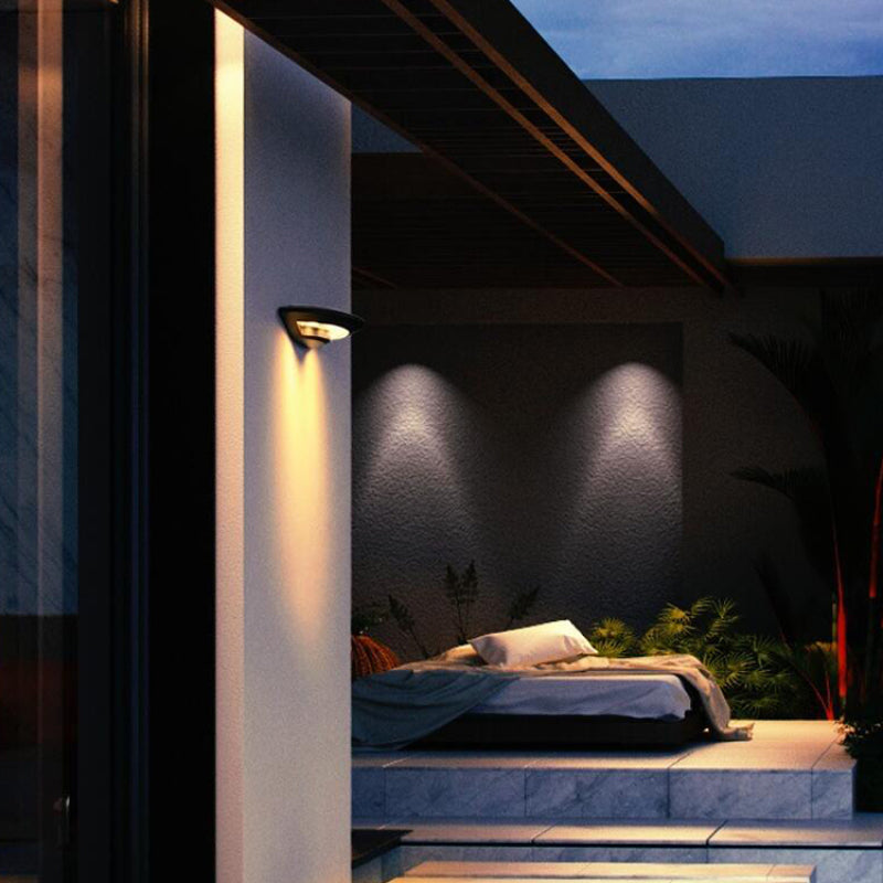 Modern Fliegende Untertasse LED Wandleuchte Außenbereich Metall&Acryl Wasserdicht