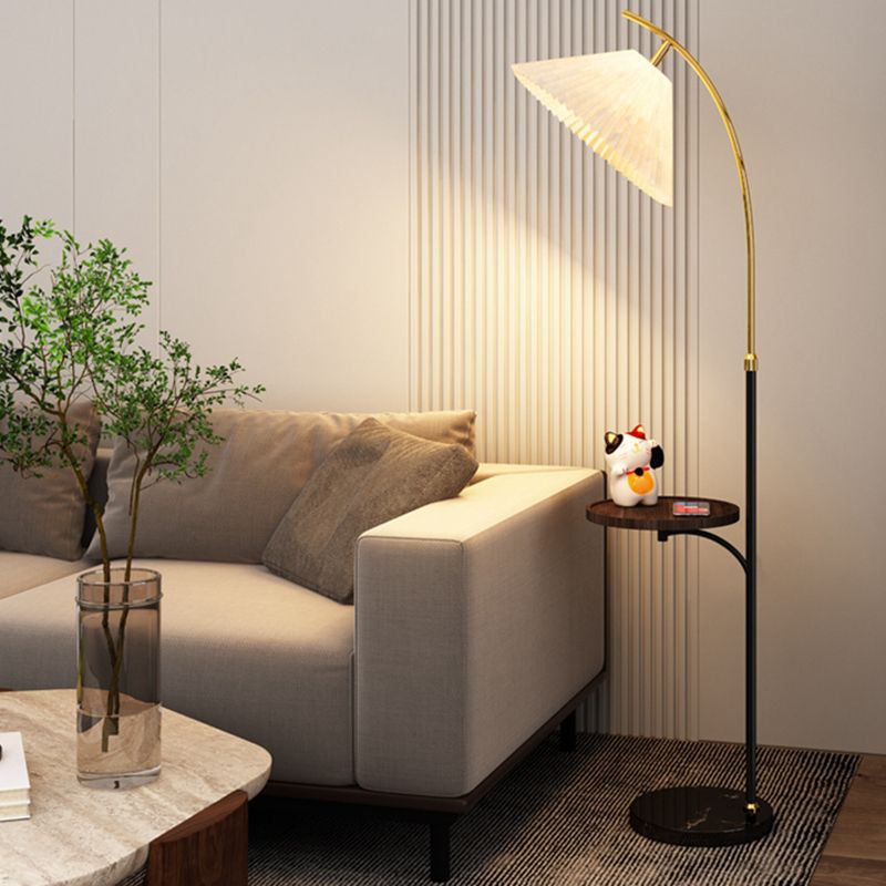 Muto Modern Stehlampe 3 Farbe, Wohnzimmer, Metall Stoff