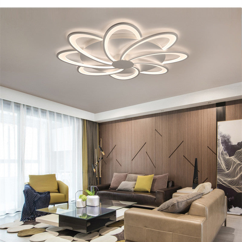 Arisha Modern Blume Metall Acryl Deckenleuchte Wohnzimmer Schlafzimmer