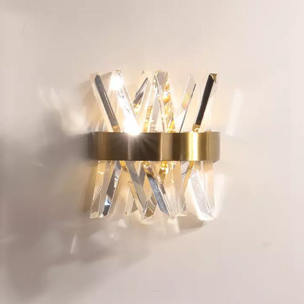 Kristy Modern LED Wandleuchte Innen GoldSchlaf/Wohnzimmer Metall Kristall