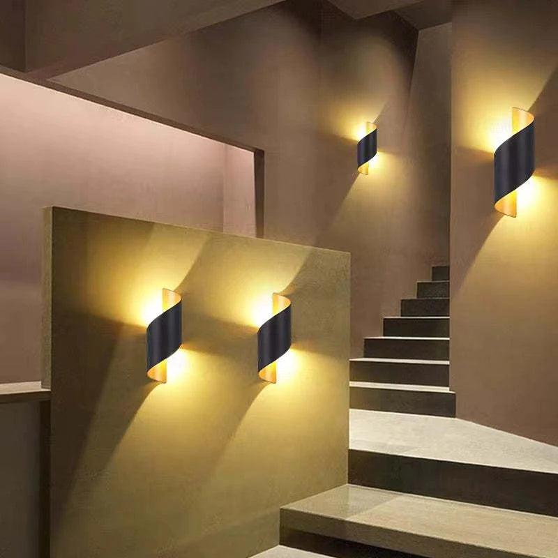 Ray Modern LED Innenwandleuchte Metall Wohnzimmer Schlafzimmer