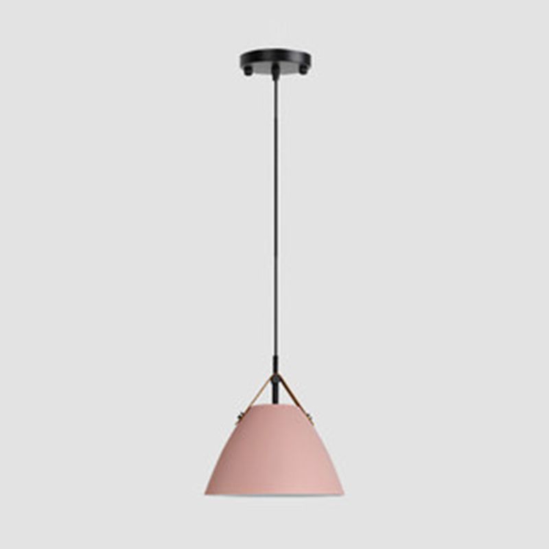 Valentina Modern LED Pendelleuchte Schwarz/Grau/Weiß/Rosa/Blau/Grün Wohn/Schlafzimmer Metall ∅26CM