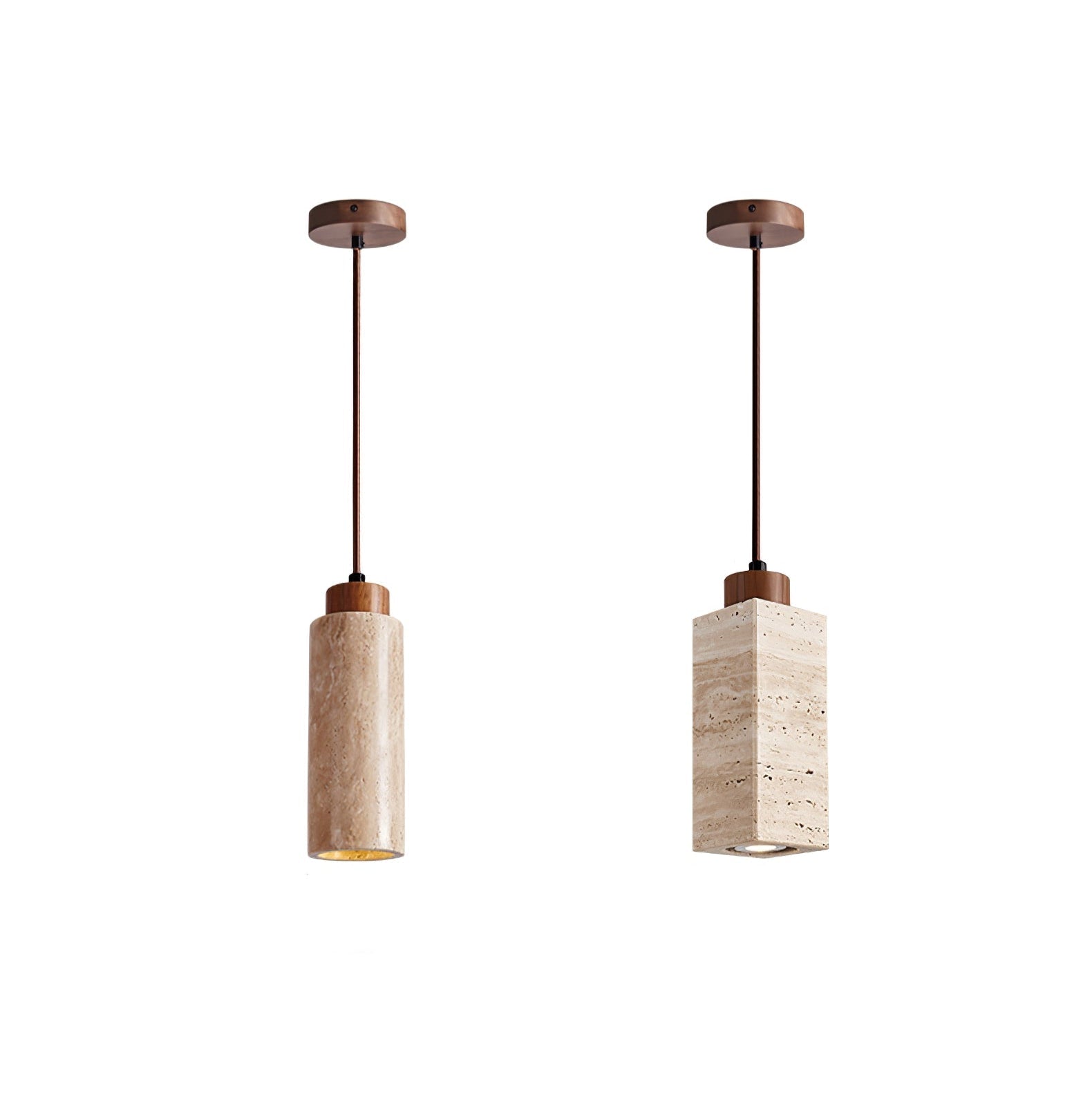 Avloris Travertin-Pendelleuchte-Letslighting