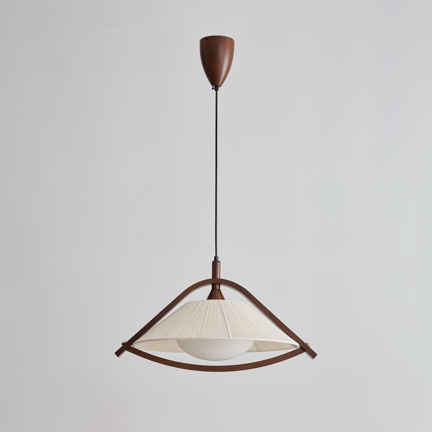 Audrey Moderne Pendelleuchte aus Holz und Stoff-Letslighting