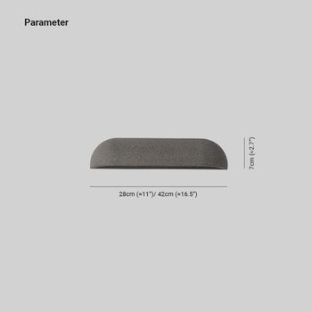 Ray Minimalistisch Bogen LED Außenwandleuchte Schwarz/Weiß Flur/Garten Metall