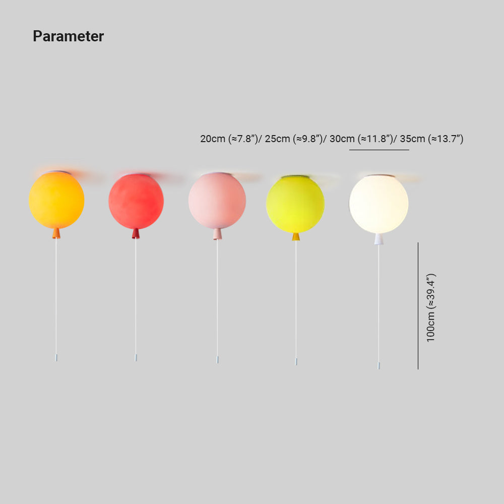 Arisha Deckenleuchte Nordisch Bunt Ballon Kinder/Wohnzimmer