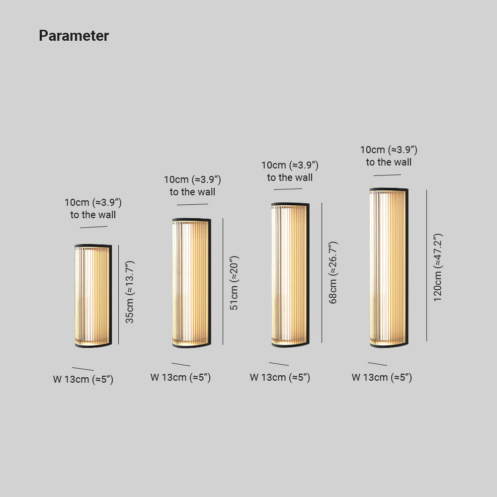 Ray Halbzylinder LED Solar Außenwandleuchte Metall Acryl Garten Terrasse