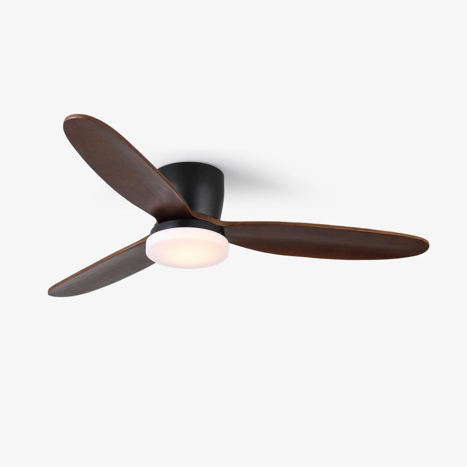 Athyrs Deckenventilator mit Beleuchtung in Walnuss und Weiß
