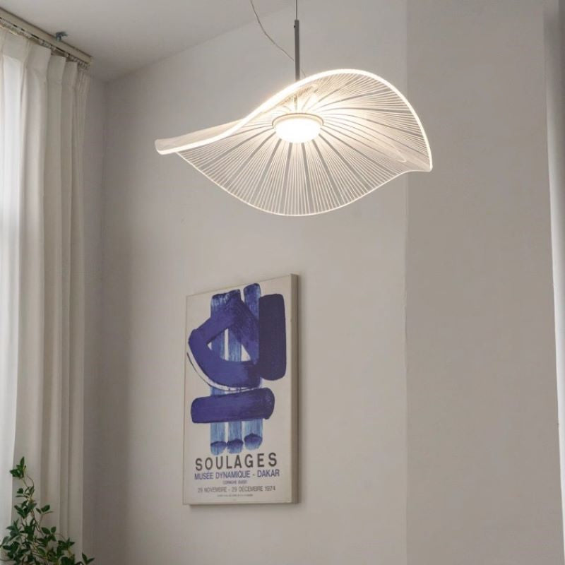 Ritta Design Lotusblatt Metall Acryl LED Pendelleuchte Schlafzimmer