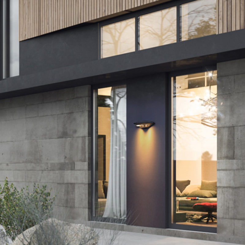 Modern Fliegende Untertasse LED Wandleuchte Außenbereich Metall&Acryl Wasserdicht