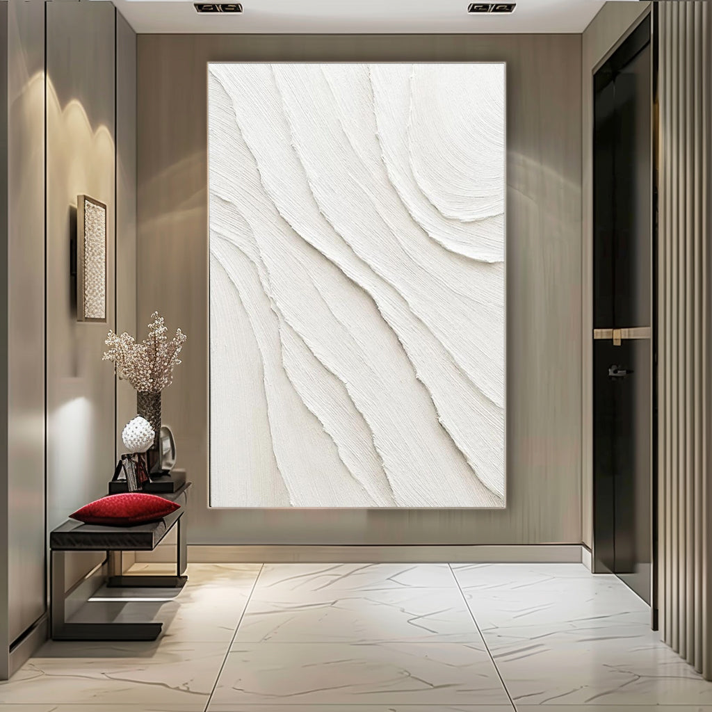 Pearl Gipskunst Textur Wandkunst Gemälde - Letslighting