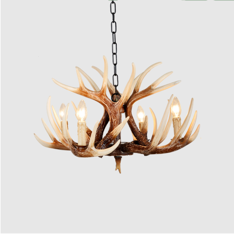 Silva LED Kronleuchter Holz Schlafzimmer/Esszimmer/Wohnzimmer