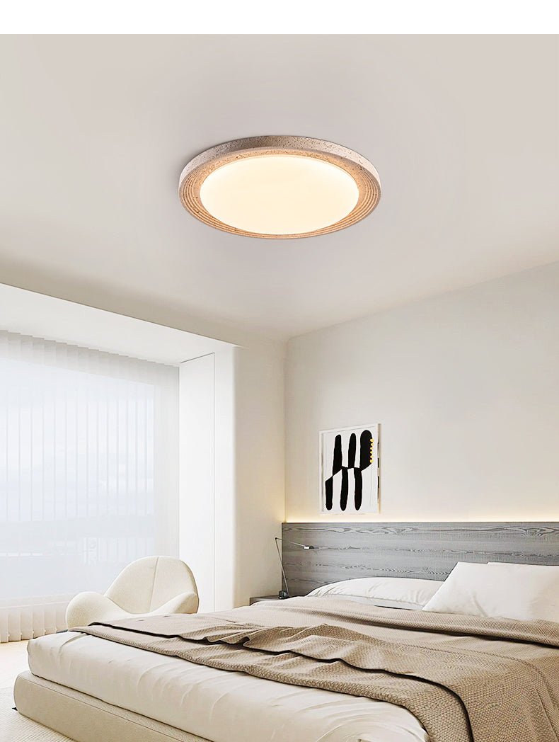 Orinir Minimalist Travertine Ceiling Light - Neutralighting
