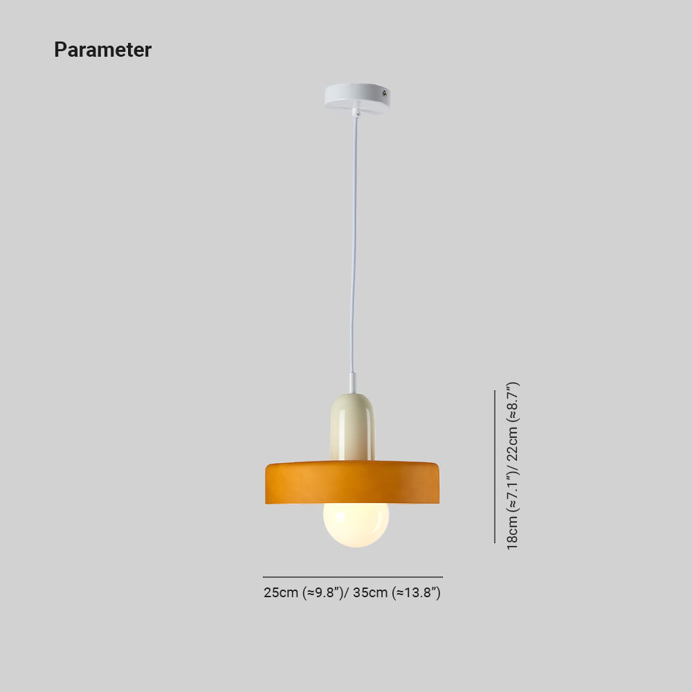 Arisha Pendelleuchte, 9 Farbe, Glas-Letslighting
