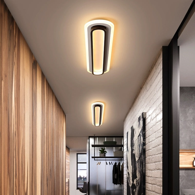 Arisha LED Deckenleuchte Ring Flur Wohnzimmer