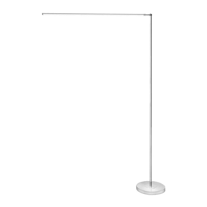 Arisha Modern Stehleuchte Silber, Wohnzimmer, Metall Acryl
