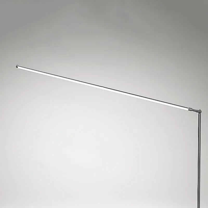 Arisha Modern Stehleuchte Silber, Wohnzimmer, Metall Acryl