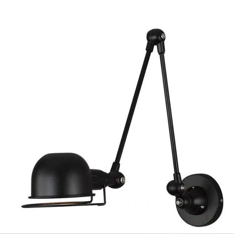 Silva Modern Wandleuchte, Metall, Kuppel, Schwarz/Weiß, Schlafzimmer